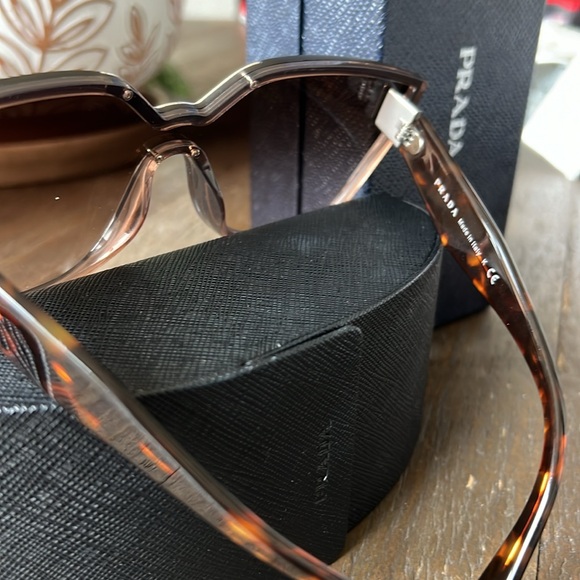 Prada Geometric Square Acetate Sunglasses - Picture 3 of 7